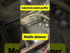 Efficiënt CNC koelmiddel olie scheider Grote snijvloeistof en olieverwijderingspoeder