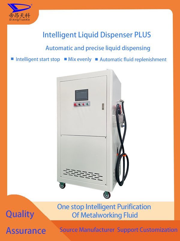 Continu type bewerkingsvloeistofdispenser Compatibele koelmiddelen die een soepele vloeistofwerking in metaalsnijprocessen garanderen